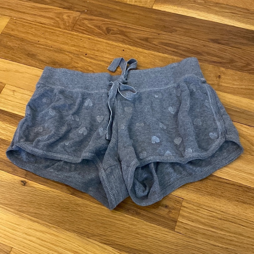 PJ Salvage Girl’s Gray Shorts With Hearts Size S